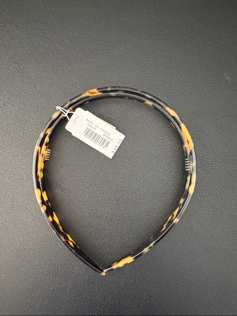 J.Crew Tortoiseshell Plastic Headband - Brown & Black